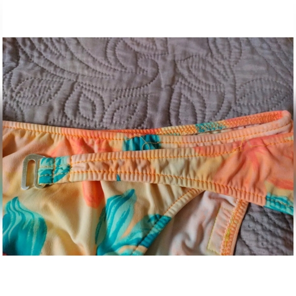 Vintage Venus 80s 90s High Cut Floral Bikini Set Swim Wear sz S/M - Picture 5 of 12